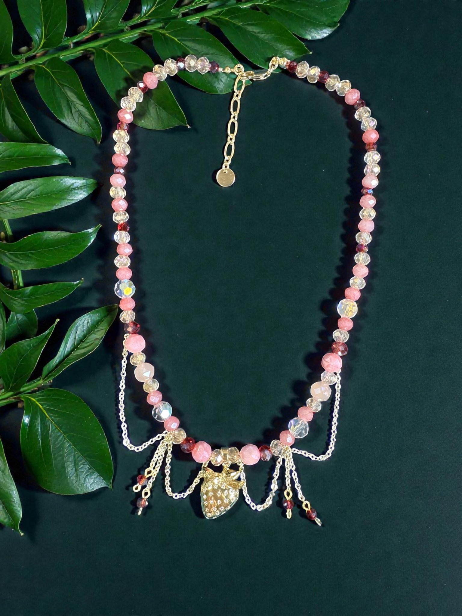 Чокер "Клубничка"