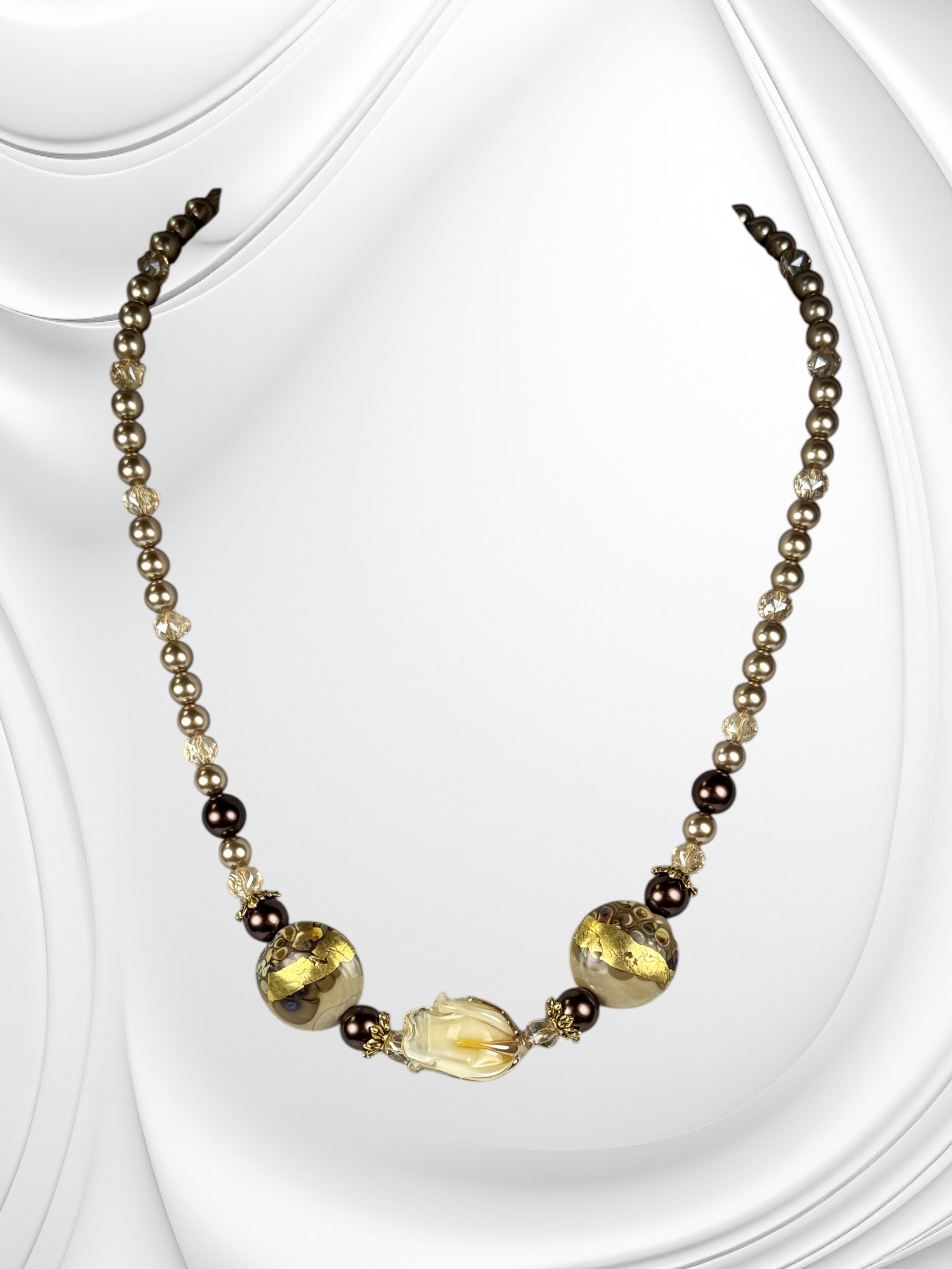 Ожерелье "Капучино"