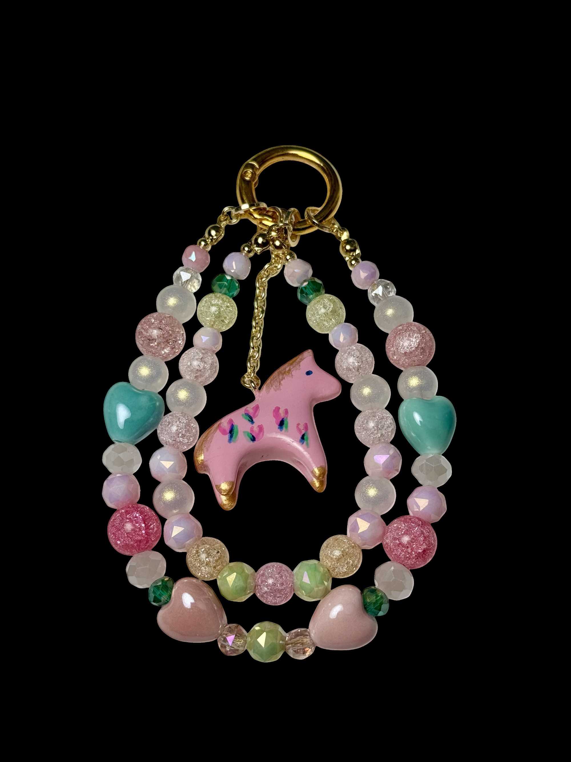 Обвес на сумку "Розовая лошадка"